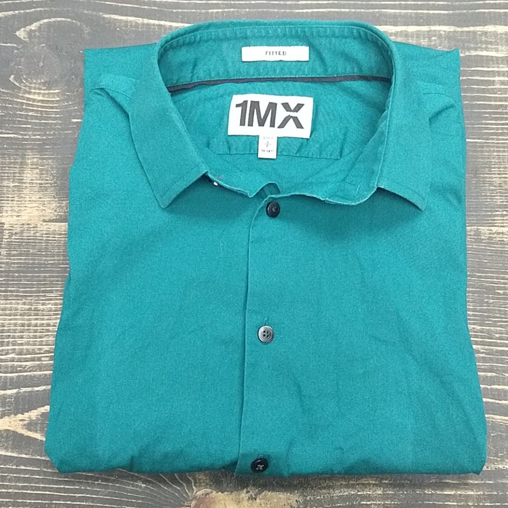 Express | Teal Button Down Shirt